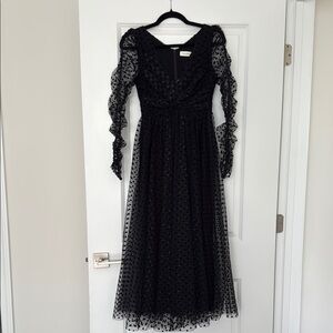 Zimmermann Black Polka Dot Women's Dress
